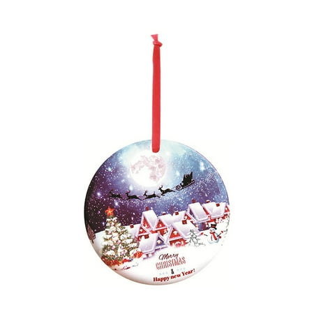 

Tuscom Delicate Iron Art Christmas Pendant Merry Christmas Tree Hanging Pendant Decor