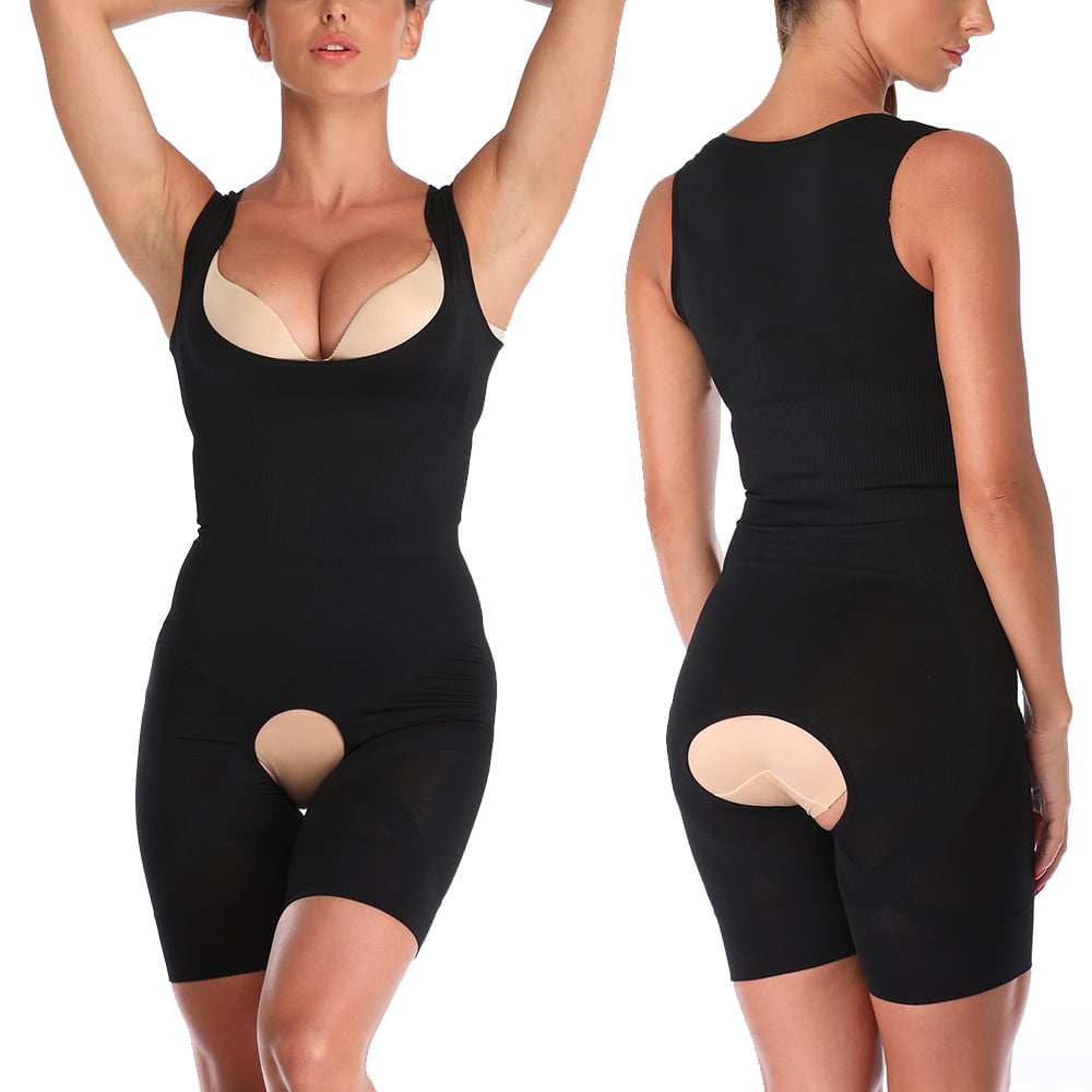 FUT New Women Full Body Shaper Waist Cincher Underbust Bodysuit Tummy Belt Shapewear