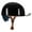 Black1, variant on Happydeer Vintage Motorcycle Helmet Outdoor Cycling Roller Skating Open Face Baseball Hat Helmet Lightweight Men Women Bicycle Scooter Half Helmet