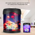 thumbnail image 4 of Noref Desk Aquarium, Mini Fish Tank, USB Home Bedroom For Office Desk Bar, 4 of 8