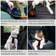 thumbnail image 5 of Juego de 2 fundas universales negras para asientos de coche para perros, funda protectora para asiento trasero con bolsillo de almacenamiento, funda impermeable para asiento de banco de coche y SUV, 5 of 5