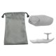 thumbnail image 4 of Arazos de levantamiento de pesas Grips de gimnasio Protección a mano flexible Guantes de entrenamiento resistente para el ejercicio para el entrenamiento de gimnasia Fitness Gris, 4 of 8
