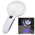 thumbnail image 2 of Lupa De Mano Antideslizante De 8 Led Con Lámpara De Detección De Dinero Yuarrent HA020169-00, 2 of 6
