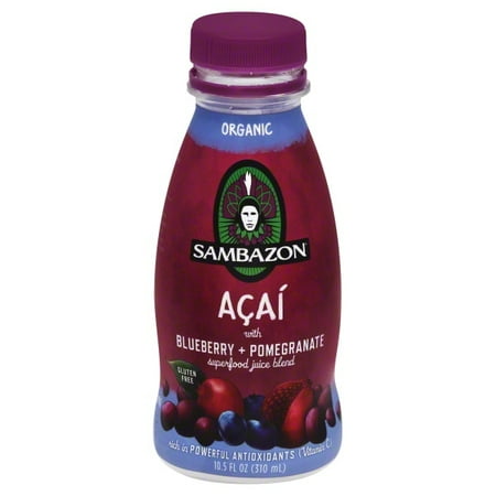 Sambazon: Blueberry & Pomegranate Acai, 10.50 fl oz