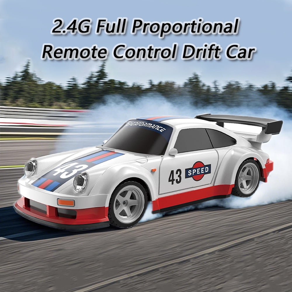 Upgraded With Gyro 1/43 Mini RC Drifting Car Racing RTR 4WD High Speed Radio Control Model 2.4G Drift Race Vehicle Mini Gifts Toys For Children Boy