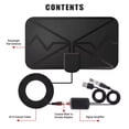 thumbnail image 6 of Ultra-Thin HD Digital TV Antennas for Smart TV Local Channels with Amplifier Signal Booster Indoor/Outdoor Use Long Range 4K 1080P Antenna tv for Free Channels Support 360° Reception - Easy Setup, 6 of 7