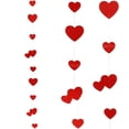 thumbnail image 3 of Shisuyan Metallic Paper Heart Hanging Decor for Parties 2 Strings 157In, 3 of 9