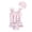 Pink, variant on BXSRUTA Boys Girls 3-6 Years Printed Floatation One-Piece Swimsuit with Ruffle Sleeves for Learning Swimming