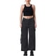 thumbnail image 2 of Pantalones de mezclilla casuales de mujer INSPIRE CHIC, baggy, de pierna ancha, de tiro medio, con bolsillos cargo, color negro, 2 of 6