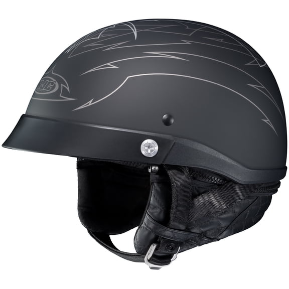 HJC CL-Ironroad Showboat Helmet (Small, Flat Black (MC-5F))