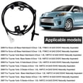 thumbnail image 4 of CNKOO ABS Wheel Speed Sensor Compatible with Yaris 2007-2008 Scion XD 08-09 Professional Car Wheel Speed Sensor Durable Front Left/Right Speed Sensor  for Car Auto, 4 of 11