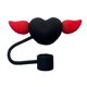 thumbnail image 1 of EZLIFE Tapa de pajita reutilizable Love WingsStraw Covers Cap ---, 1 of 7