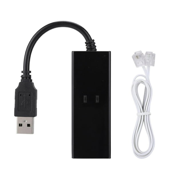 Modem externe USB 56K pour données vocales et fax, compatible avec Windows 7, Windows 8, Windows 10 et XP