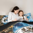 thumbnail image 4 of Manfei Pike Fish Full Size Comforter Sets,Fishing And Hunting Bedding Comforter Set,Modern Maritime Sealife Bedding Sets For Boys,Microfiber Bedroom Decor Reversible,3-Piece, 4 of 7
