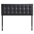 thumbnail image 1 of Lily Full Upholstered Vinyl Headboard - Black, 1 of 2