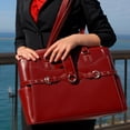 thumbnail image 7 of WILLOW SPRINGS | 15” Leather Laptop Briefcase, 7 of 7