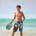 thumbnail image 5 of My Hero Academia Swim Trunk, Beach Board Shorts For Boys Girls, Quick Dry Swimsuit With Mesh Linning, Swimming Trunks For Kids Teens, 5 of 9
