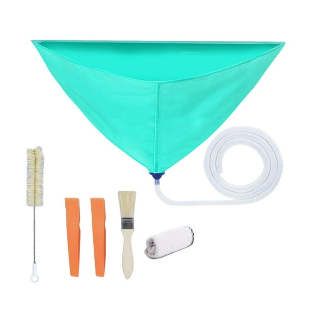 Kit de limpieza de aire acondicionado con desagüe, limpieza de polvo y lavado de aire acondicionado Conjunto B