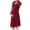 Wine, variant on dmqupv Baby Shower Maternity Dress Women Maternity Dress Comfortable Soft Stylish Solid Color Suitable For Breastfeeding Long Sleeved Dress Dark Gray,Size for S