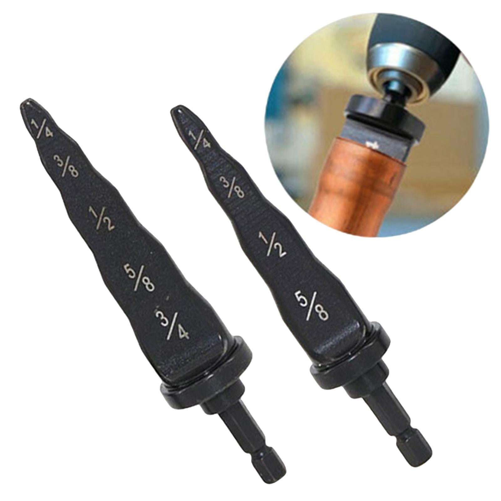 2 Pieces Pipe Expander Drill Swaging Tool Drill Bit Air Conditioner