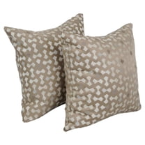 17-inch Jacquard Throw Pillows with Inserts (Set of 2) 9910-S2-ID-123