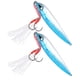 thumbnail image 4 of Se?uelos de pesca Wobbler, 2 piezas de jigs de pesca Se?uelos de pesca Wobbler Se?uelos de pesca Bass Perch Carp Swimbait para agua dulce agua salada para pescador entusiasta de la pesca(blue) Ecomeon no, 4 of 6