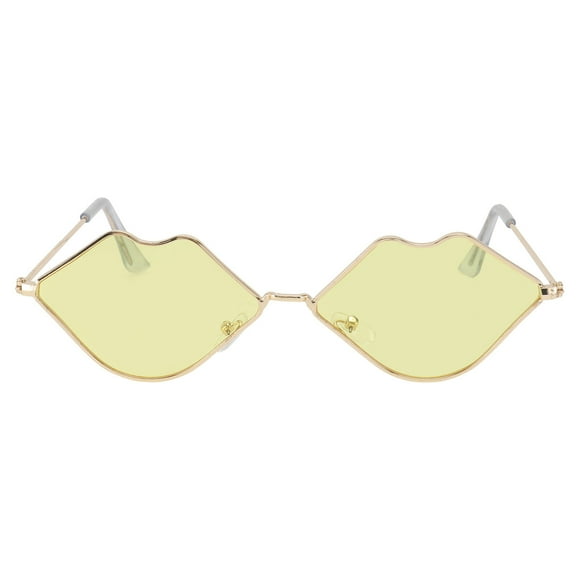 1 par de gafas de sol con forma de labio, gafas de fiesta creativas, gafas de sol para mujer