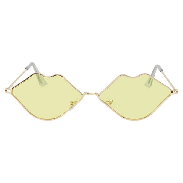 EeaseMX 1 par de gafas de sol con forma de labio, gafas de fiesta creativas, gafas de sol para mujer