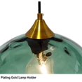 thumbnail image 4 of Round ball chandelier in colored watercolor glass, 4 of 5