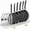 White, variant on Garnen Pots and Pans Organizer Under Cabinet Kitchen Organizer, Expandable 11.8"-22.8" Adjustable Pan Rack Pot Lid Organizer Kitchen Storage, White