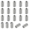 thumbnail image 1 of Unique Bargains Adaptateurs de Filetage Manchon Réducteur Écrou 20 Pcs M6x1 Mâle à M3x0.5 Femelle Réparation Insert Écrou 10mm, 1 of 7