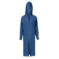 thumbnail image 4 of Fall Coats for Women 2025, Comdrip Womens Casual Long Sleeve Open Cardigan Warm Hooded Outwear Coat Cable Knit Long Cardigan Sweaters Chunky Sweater Dark Blue 3XL, 4 of 5