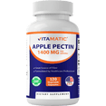 thumbnail image 3 of (3 pack) Vitamatic Apple Pectin 1400 mg per 2 Capsules,  120 Veg Capsules, 3 of 12