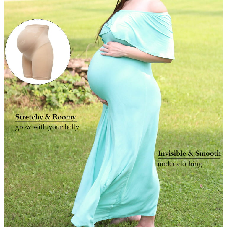 VASLANDA Maternity Shapewear Shorts Women's Soft and Seamless Pregnancy  Underwear 