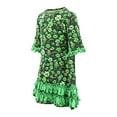 thumbnail image 2 of Unique Baby Girls StPatricks Day Leperchaun Flowy Dress (6Y, Green), 2 of 5