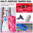 thumbnail image 2 of 1000 Pcs Plastic Tamper Seals Tags Security Tags Seals Safety Numbered Zip Ties Labels Pink, 2 of 5