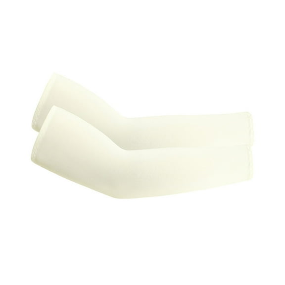 UJNDER Outdoor Cycling Sun Sleeves Ice Silk Arm Guards for Sports and Activities Compression Sleeves for Gardening Workouts and Outdoor Use Beige