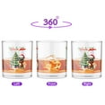 thumbnail image 2 of Merry Christmas and Happy New Year Santa Pug Holiday Xmas Winter 2025 11oz Whiskey Glass Mug Dog Lover Gifts Whiskey Cocktail Glasses Cup - 00024, 2 of 5