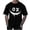 Black, variant on T Shirts for Man Cotton,Mens Graphic T-Shirts Short Sleeve Streetwear Hip Hop T Shirt Casual T Shirt Funny Smile Black Teeth Graphic T-Shirts
