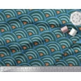 thumbnail image 2 of Soimoi Rayon Crepe Fabric Scales Geometric Print Fabric by the Yard 46 Inch Wide, 2 of 3