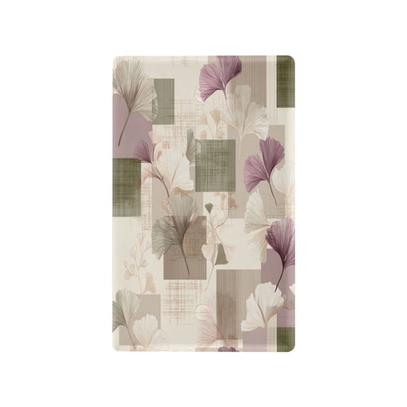 Light Switch Cover Switch Plate Outlet Cover Plug Cover for Electrical Unused Outlet Cover Squares and Ginkgo Leaves Pattern