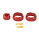 thumbnail image 1 of Cubierta de perilla de medios AC, trim interior para BMW 1 2 3 3GT 4 Series F20 F22 F30, aleación de aluminio, roja, 3 piezas, 1 of 6
