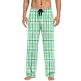 thumbnail image 2 of CYiJun Mens Flannel Pajama Pants Plaid Mens Pajama Bottoms Mens Lounge Pants with Pockets, 2 of 6
