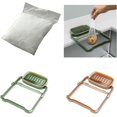 thumbnail image 4 of Sink Trash Strainer, Drain Rack Sponge Rack, Foldable Corner Sink Strainer, Kitchen Sink Food Collector, Easy-to-Use Kitchen Sink Foldable Sink Drain, 4 of 4