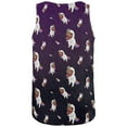 thumbnail image 2 of T-Rex Wearing Unicorn Costume Rexicorn Pattern All Over Mens Tank Top Multi X-LG, 2 of 2
