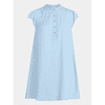 thumbnail image 5 of Time and Tru Women's Flutter Sleeve Mini Dress, Sizes XS-XXXL, 5 of 6