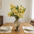 thumbnail image 5 of Fake Flowers-11.4" Pansy Small Wild Flower Artificial Plants Outdoor Plastic Flowers for Home Wedding Kitchen Garden Table Centerpieces Indoor Outdoor Decor, 5 of 6