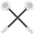 thumbnail image 3 of Kitchen Hood Lights Range Hood Light Housing Compact Metal Glass Round Design For Range Hoods Under Cabinet 2Set, 3 of 5