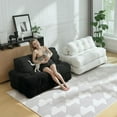thumbnail image 4 of Ataucjin 3-in-1 Folding Sofa Bed, Portable Folding Sofa Bed，Convertible Sleeper with Pillow & Back Support, No Assembly Required Compact Floor Lounge for Living Room, Bedroom, Guest Room, Double, 4 of 7