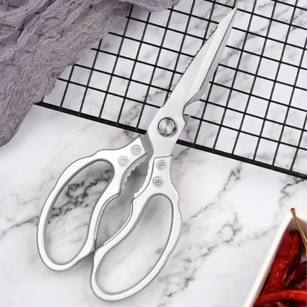 Muyoka Tijeras de cocina Tijeras de cocina de acero inoxidable ultra afiladas Tijeras de cocina multiusos para trabajo pesado con mango ergonómico para mariscos Pollo Pescado Restaurante en casa Muyoka Hogar